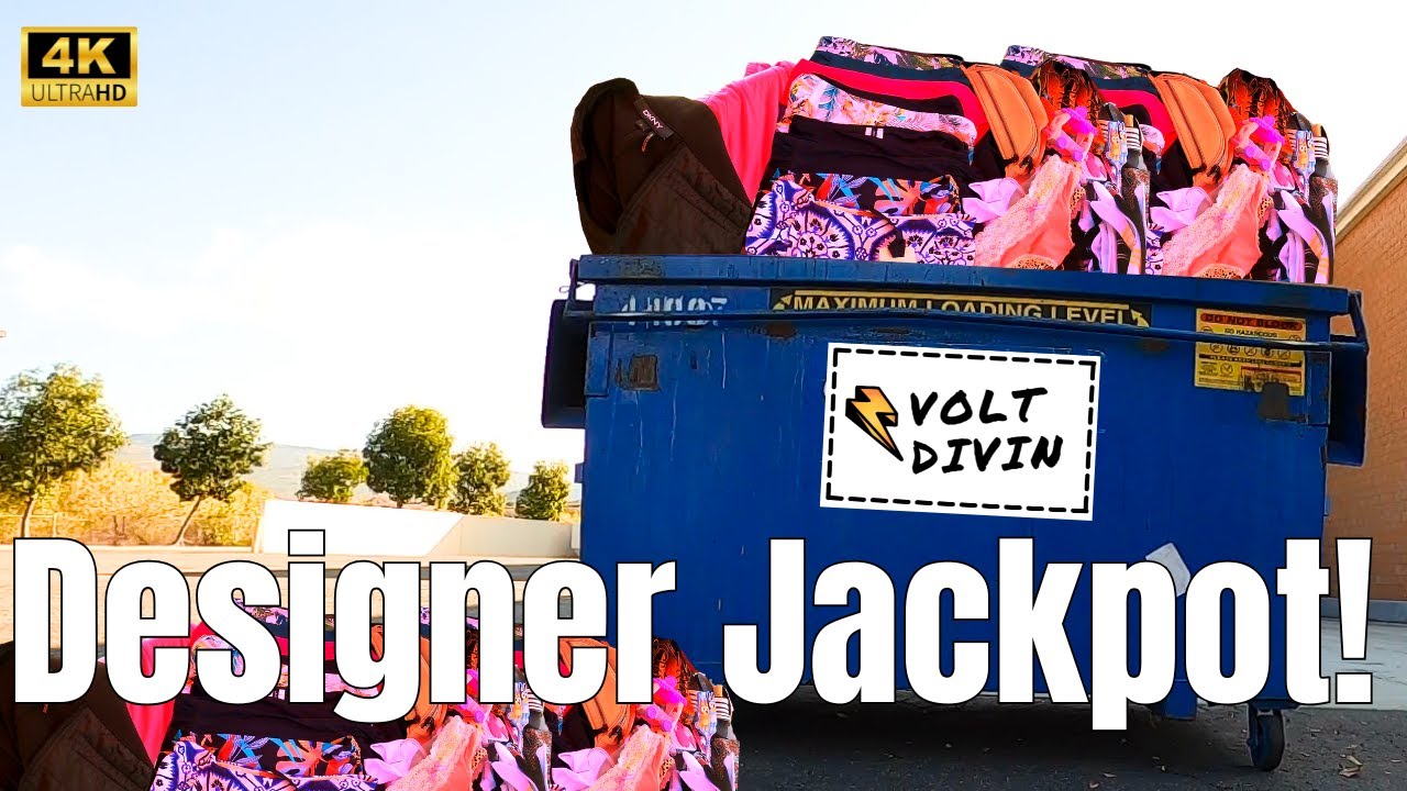 Dumpster Diving Huge Designer Haul -