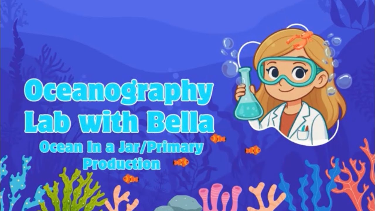 Oceanography Lab with Bella Ocean in a Jar Experiment