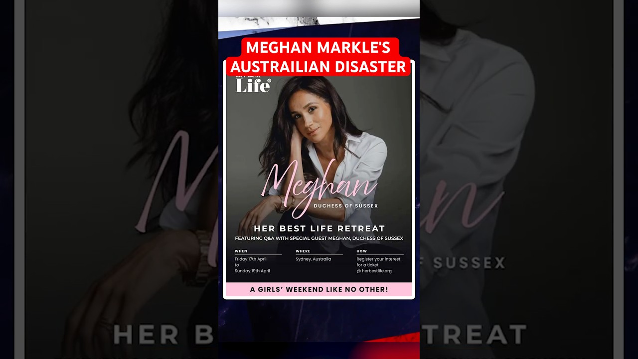 Меган Маркл освистают в Австралии из-за обвинений в мошенничестве после того, как она запатентова...