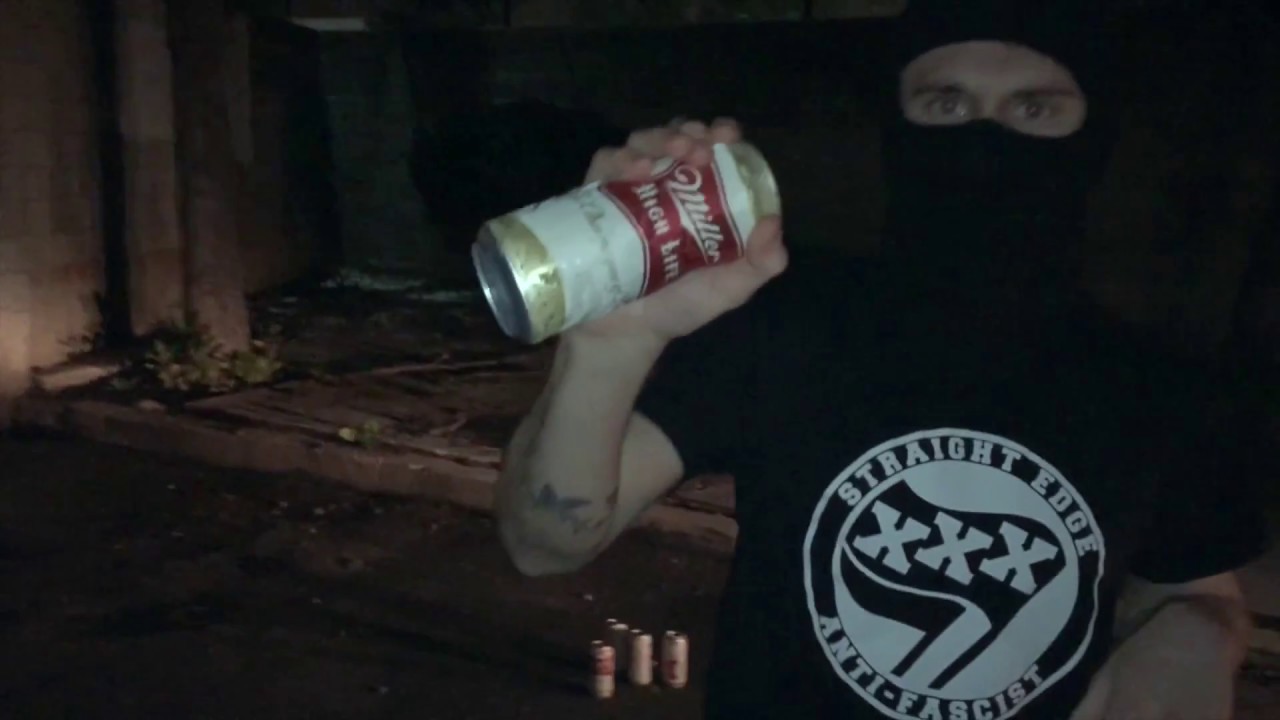 X THROWING BEERS FOR STRAIGHT EDGE X
