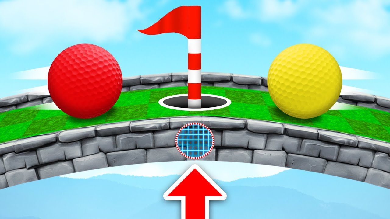 Find The HIDDEN TROLL HOLE To Win In Golf It!