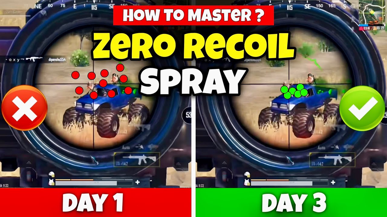 How To Master ZERO RECOIL Spray in BGMI 🔥 | Sensitivity Fix + Pro Training Drill | 100% Working