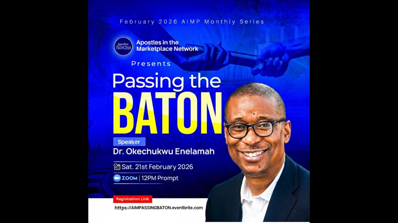 Passing The Baton by Dr. Okechukwu  Enelamah