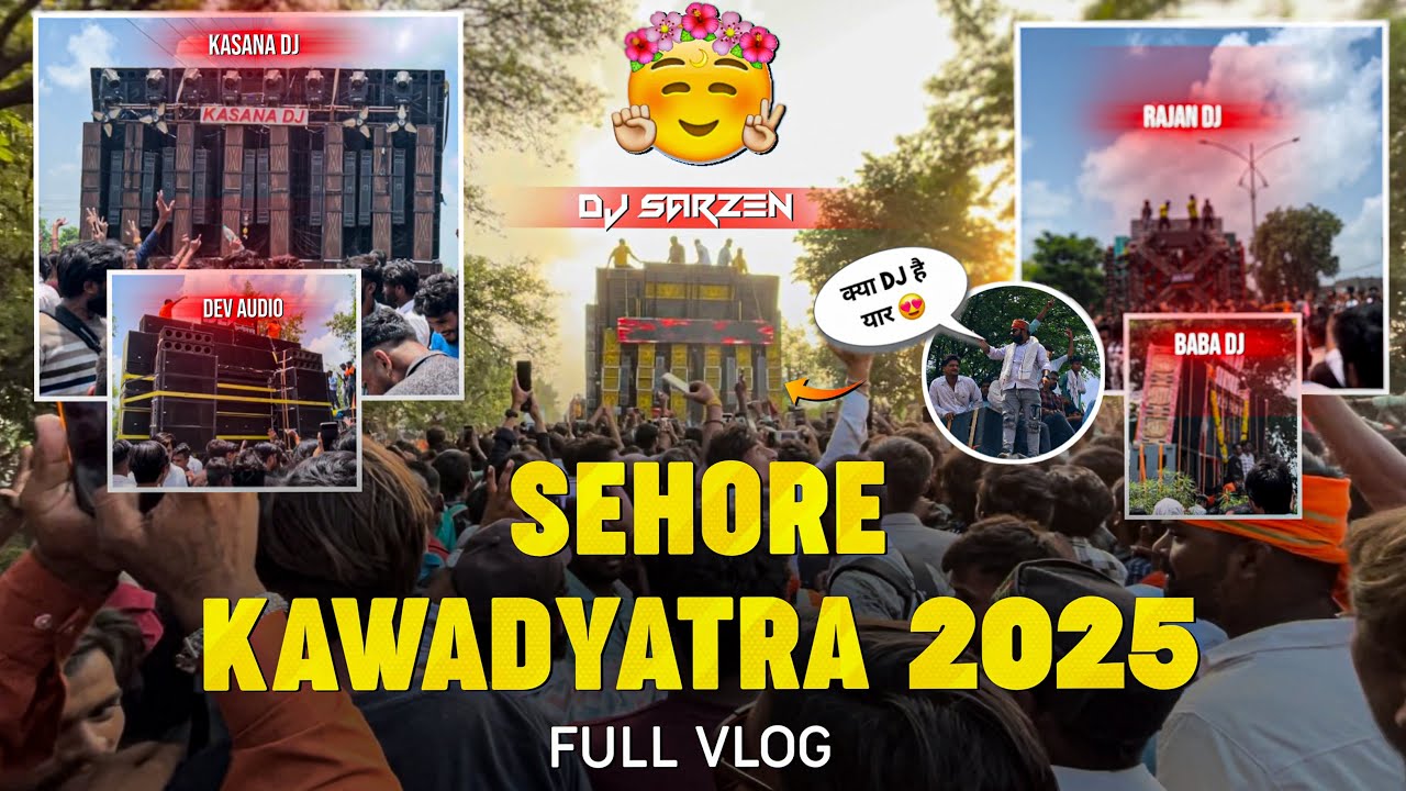 “🚩 Sehore Kawad Yatra 2025 Full Vlog | DJ, भक्ति और भोलेनाथ के दीवानों का सैलाब!”