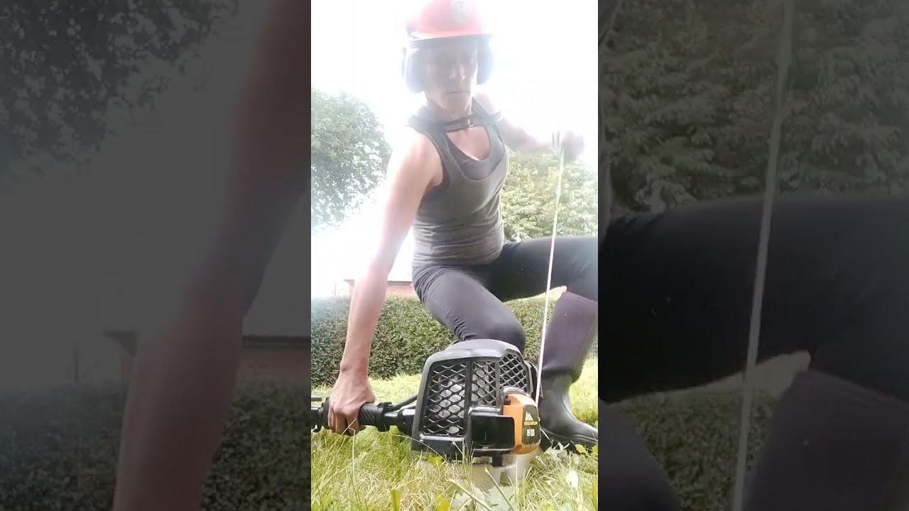 Strimmer struggle for Garden girl