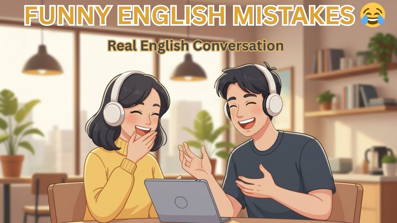 Real English Conversation Podcast | Funny Mistakes & Daily Life Stories | Learn English