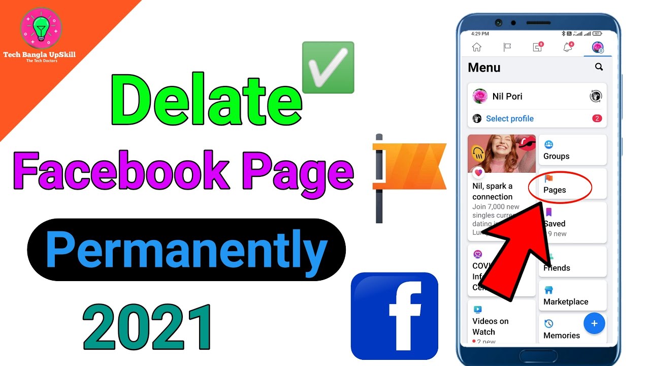 How To Delate Permanently Facebook Page 2021 Easily | Delate Facebook Page Permanently 2021