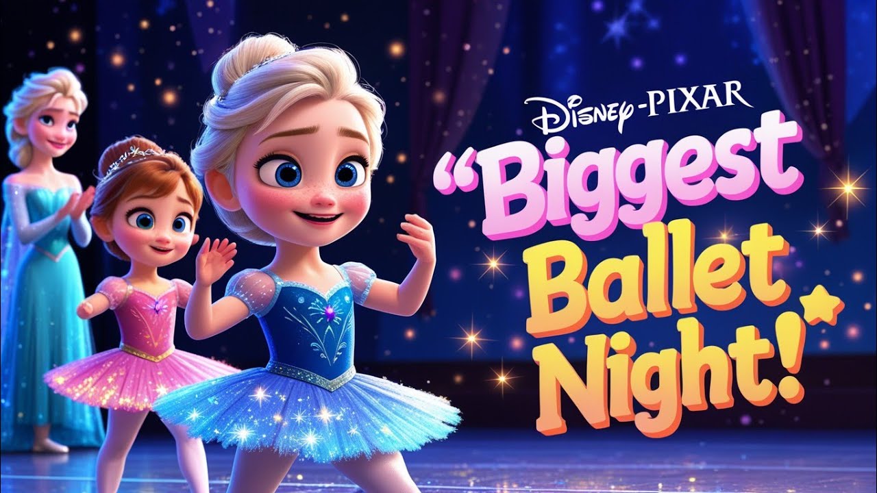 🆕🎵 Biggest Ballet Night! Elsa & Anna’s Daughter School Ballet Finale💃❄ | Frozen Princess Kids Song