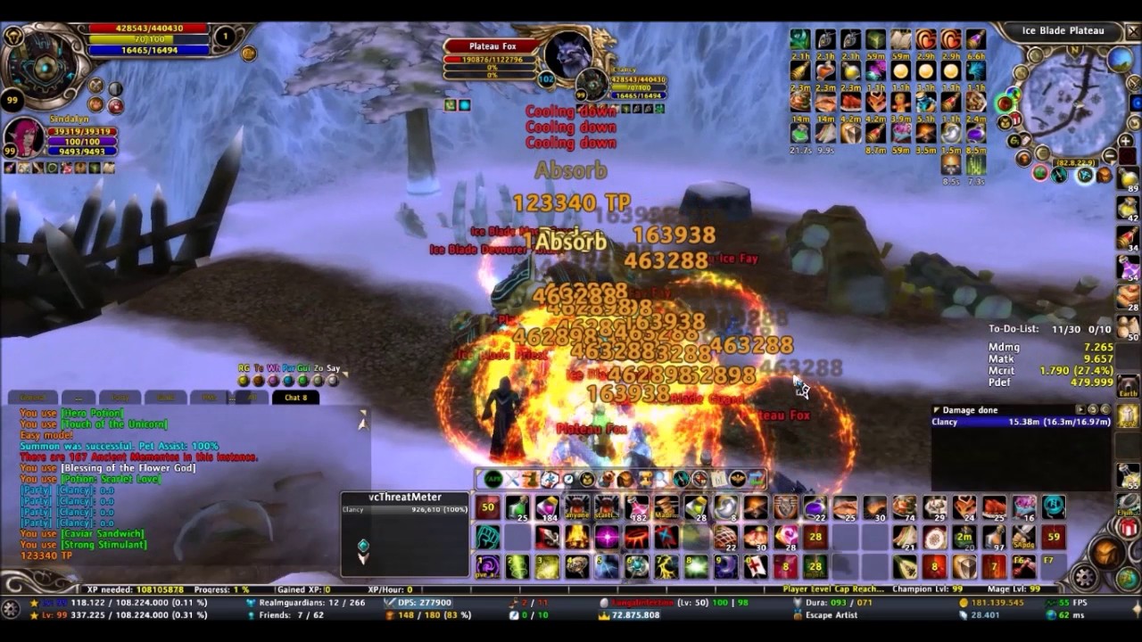 Champ/Mage Ice Blade TP farm