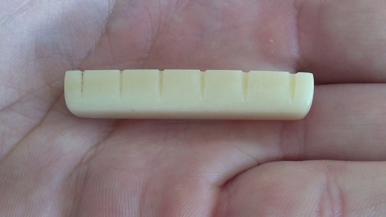 Epiphone Les Paul Standard Gets New Bone Nut