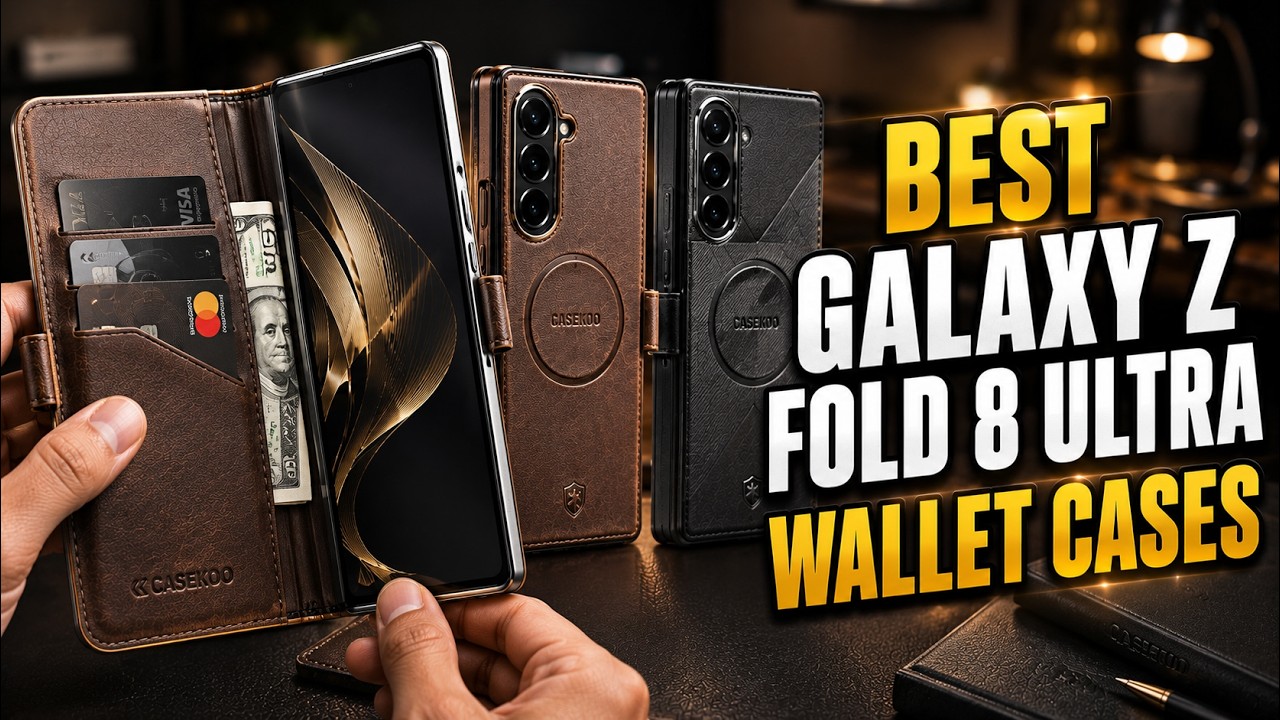 Top 7 Best Galaxy Z Fold 8 Ultra Wallet Cases!