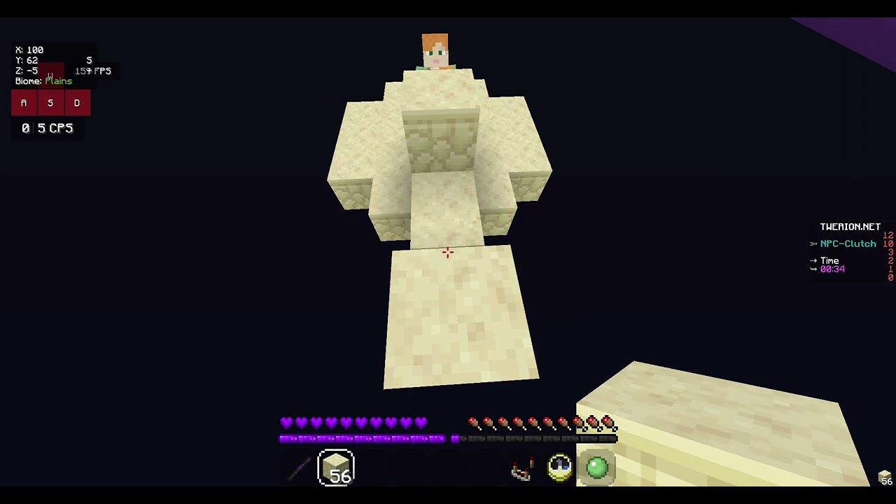 Grinding on twerion.net (cracked server) #shorts