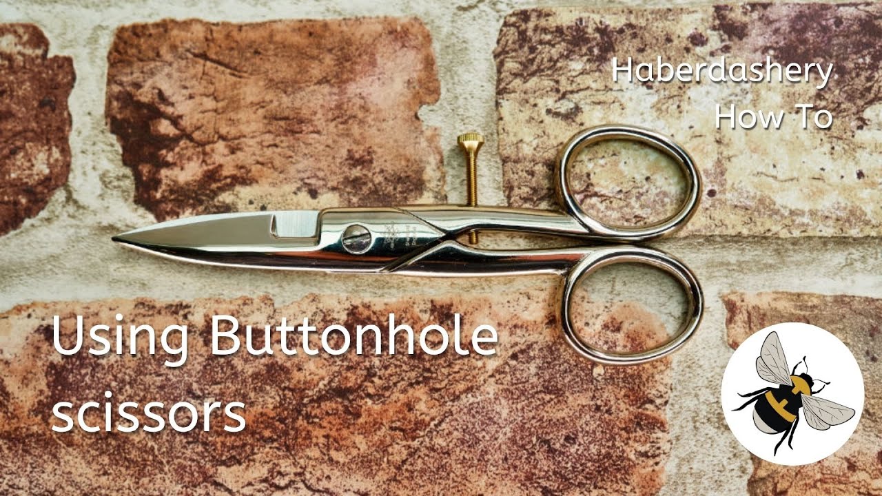 Using Buttonhole Scissors