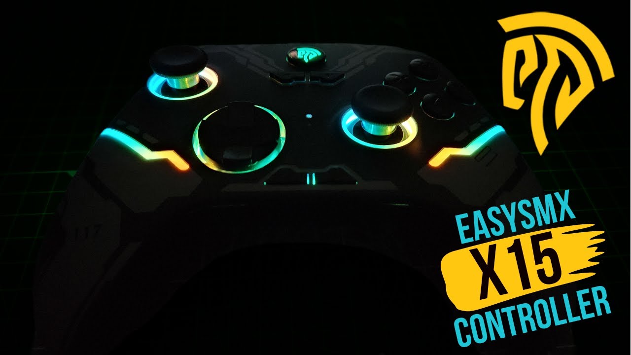 Беспроводной контроллер EasySMX X15 с RGB-подсветкой — обзор и тестирование #easysmx #gamecontroller