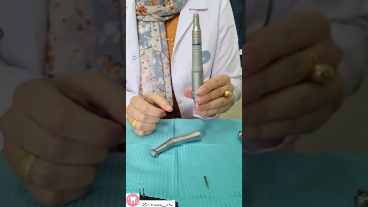 أنواع الكونترا handpiece حفارة طبيب الأسنان، طريقة القبضة الصحيحة لها | مهم لطلاب المراحل الأولى