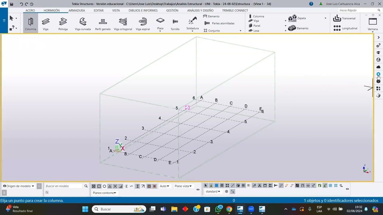 Analisis Estructural - Tekla Structural Designer