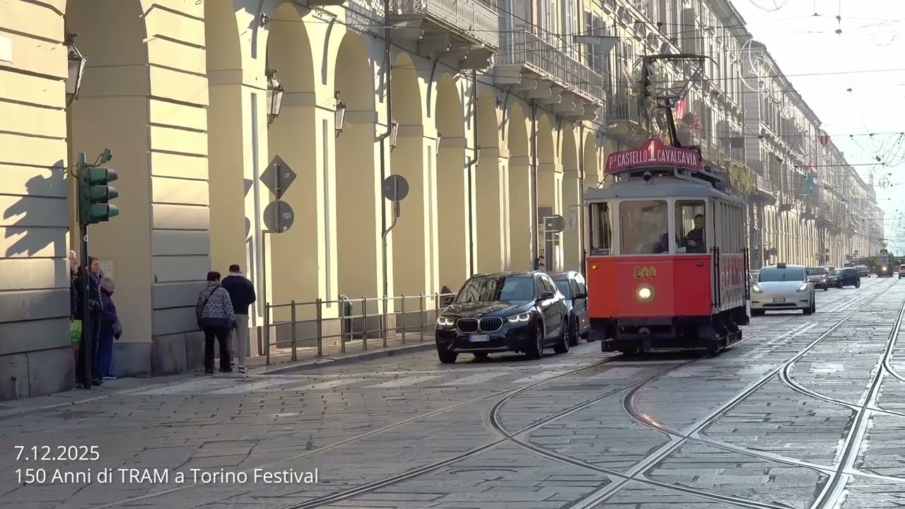 Turin Trambahn Festival 7.12.2026, Vorbereitung des Corso