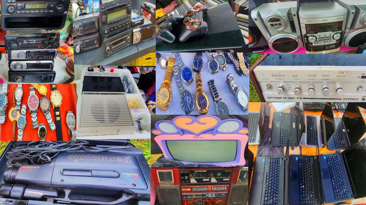 Eletrônicos Antigos na Feira do Rolo Osternak | Achados Raros / Curitiba Bairro Sítio cercado 