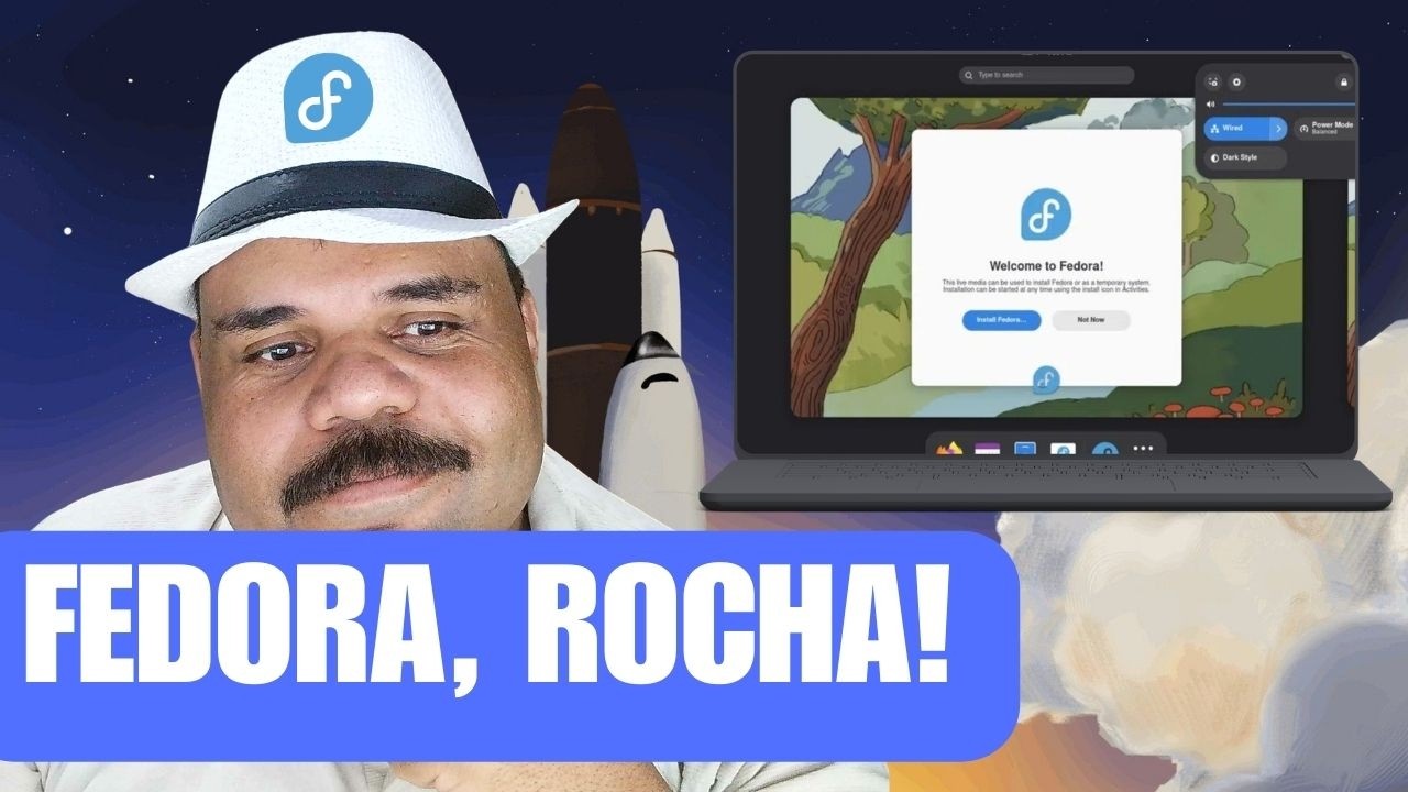 ⭐ Linux Fedora é 100% Software Livre, Estável, Seguro e Moderno.