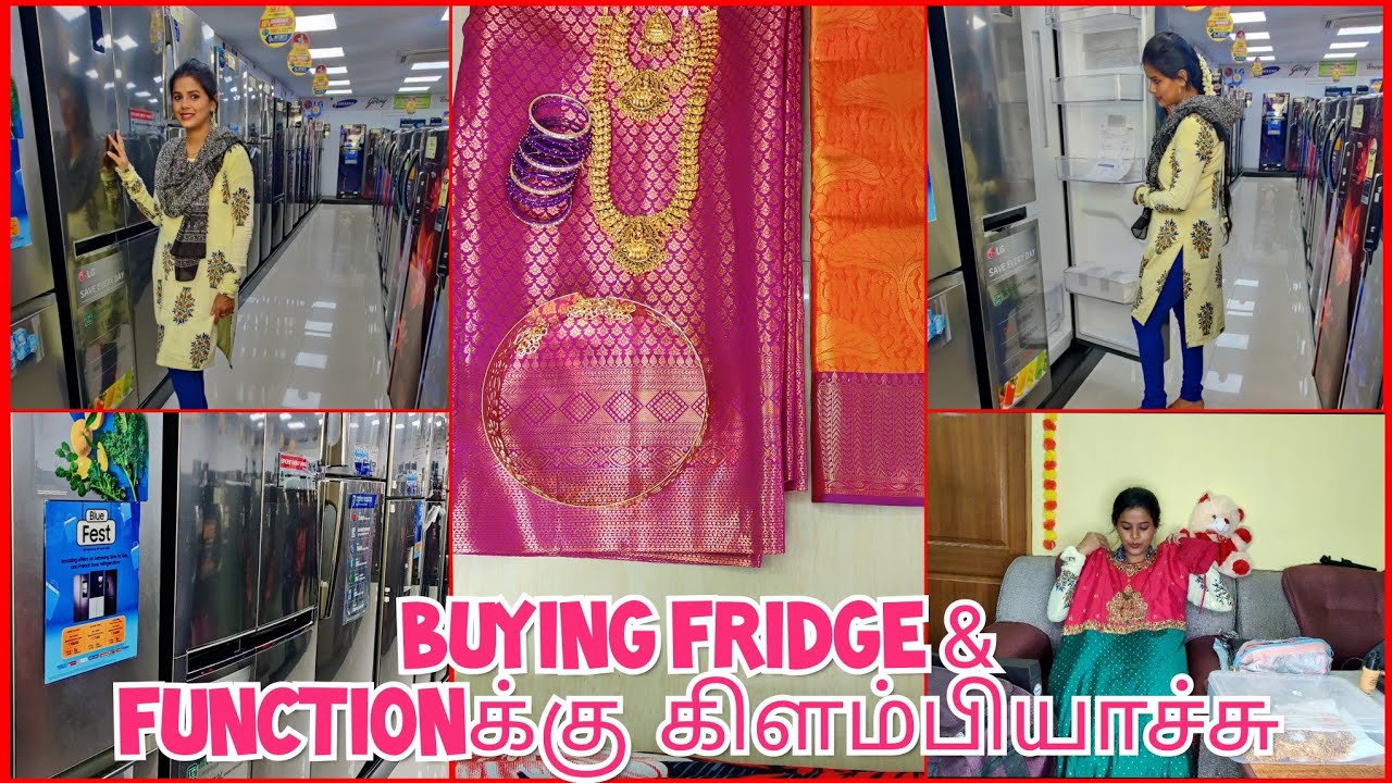 Gifting/Bought Fridge for Function 💥 Shopping Vlog 🤰How I get ready for Function and Stay 🥰
