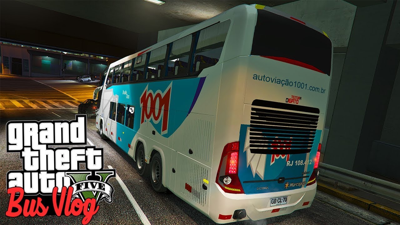 GTA V BusVlog: Viagem com Ônibus Viação 1001