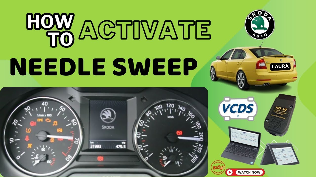Skoda/ VW - Needle sweep Staging Activation - VCDS