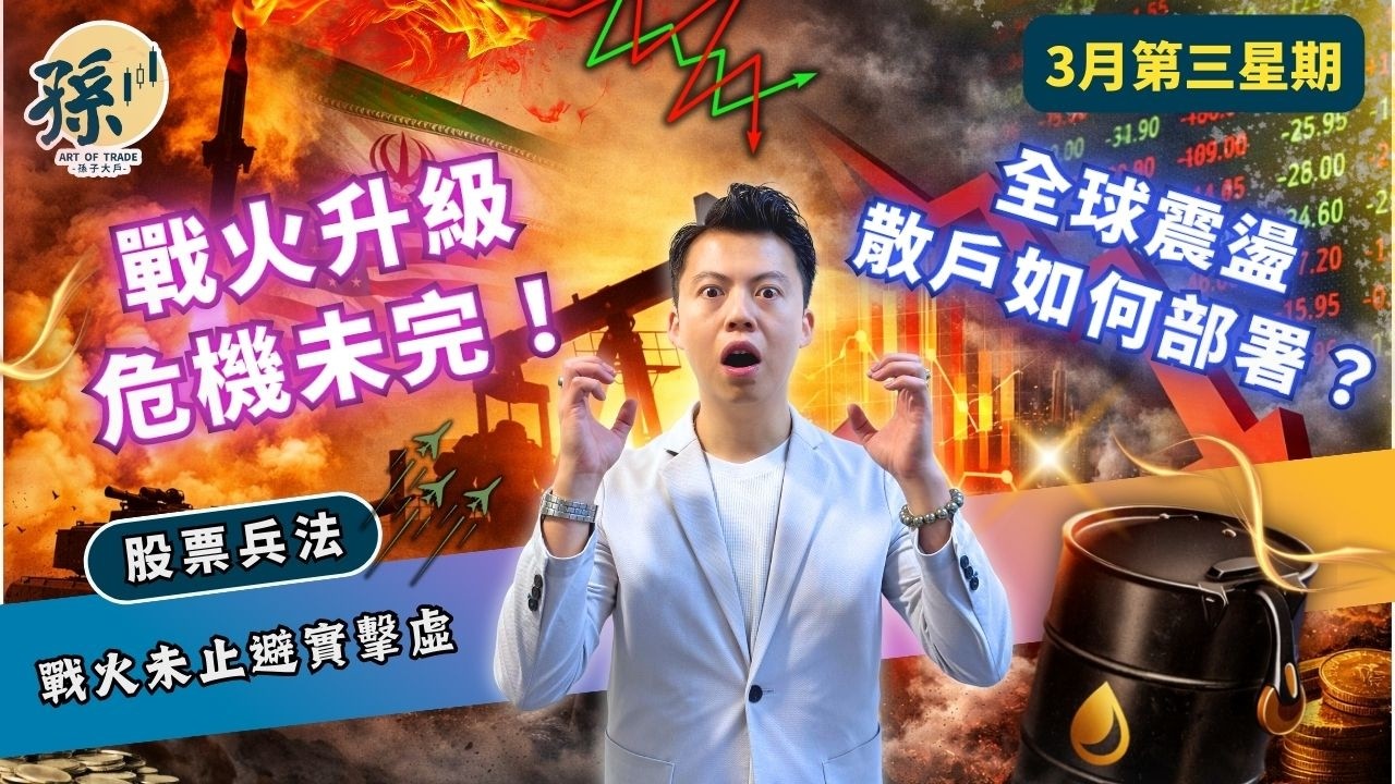 美伊戰火升級｜油價、股災、OpenClaw 三線夾擊下點部署？｜孫子大戶｜趨勢交易