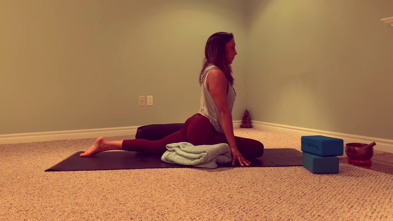 50 Minute Yin Yoga Practice for Stress Relief