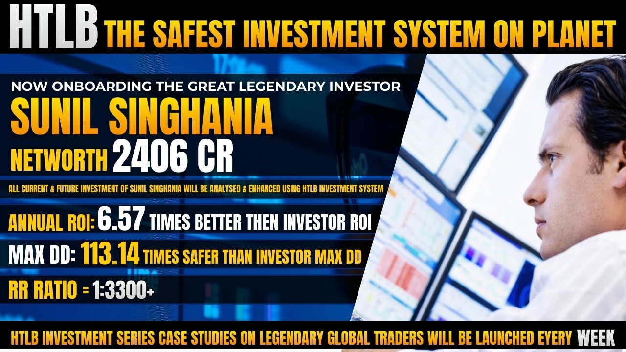 Sunil Singhania's Investments Now 113 Times More Safer With HTLB Systems | RR 1:3333 | EP15