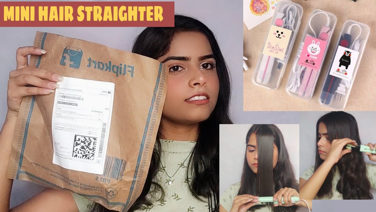 FLIPKART mini hair straightener review | Tisha Rajput |