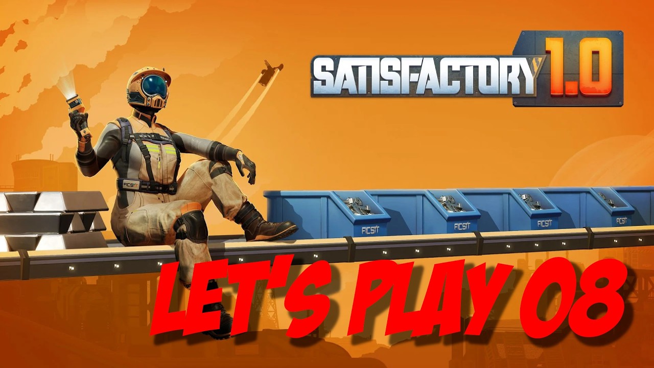 Satisfactory 1.1 #08 Plus de courant ! Dallaaas !! Ton univers impitoyaaaaaable !! ☠️ [PC/FR]