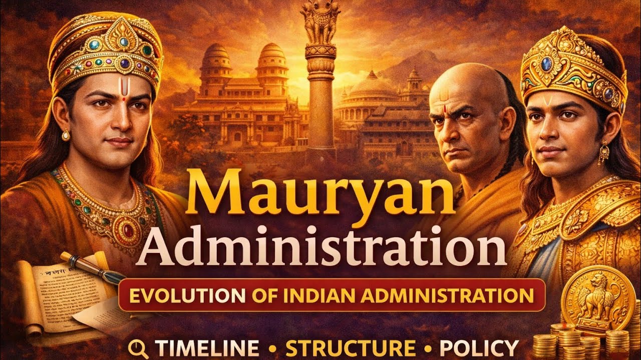 Evolution of Indian Administration: Mauryan Administration | Chanakya | Arthashastra | #upsc #ugcnet