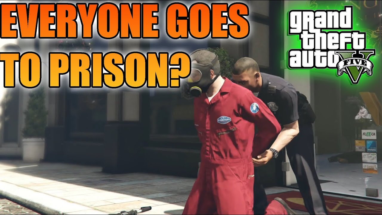 GTA 5 What If The Crew Got Arrested?