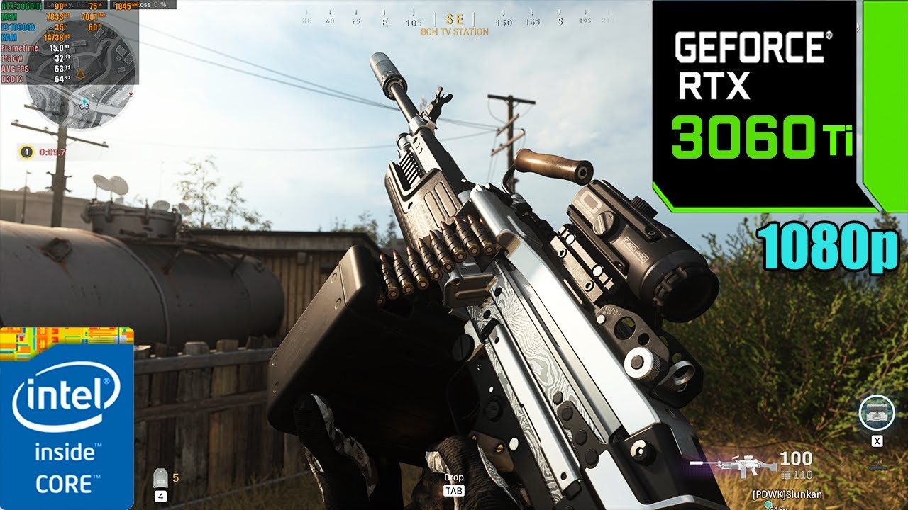 Call of Duty : Warzone Battle Royale | RTX 3060 Ti 8GB ( Very Low Settings Filmic SMAA T2X )