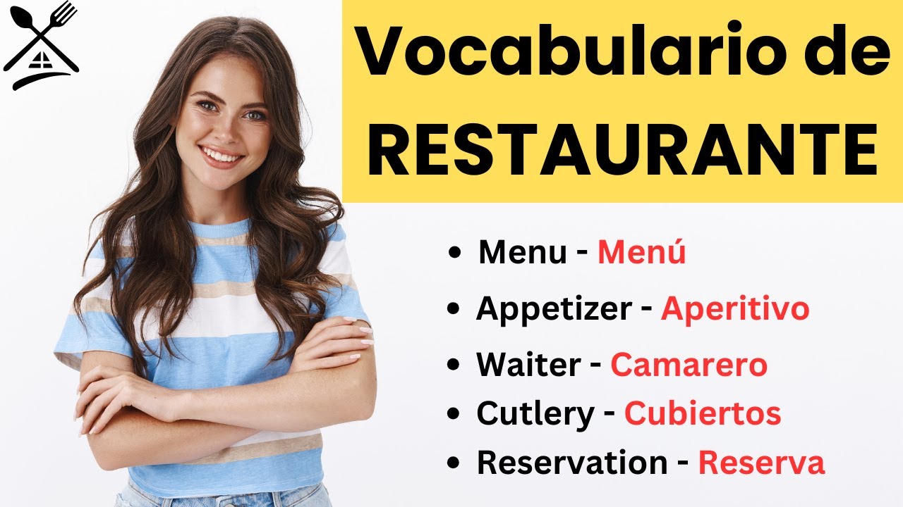 Vocabulario de Restaurante en Inglés 🍽️