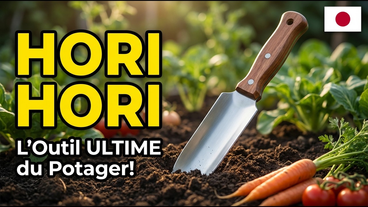 Hori Hori : Le Couteau de Jardin Polyvalent qui Remplace 5 Outils en 1 !