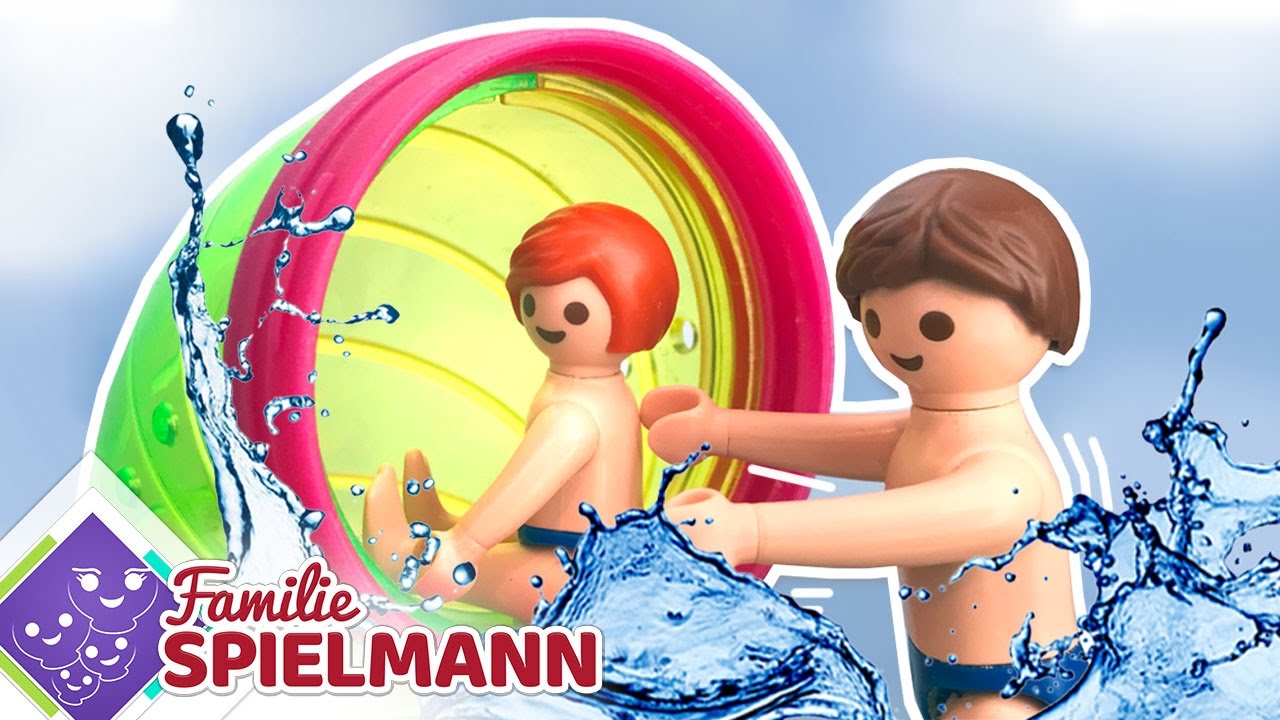 Wem wird übel ? ANACONDA und GALAXY SPIN - die heftigen Attraktionen im Playmobil Aquapark