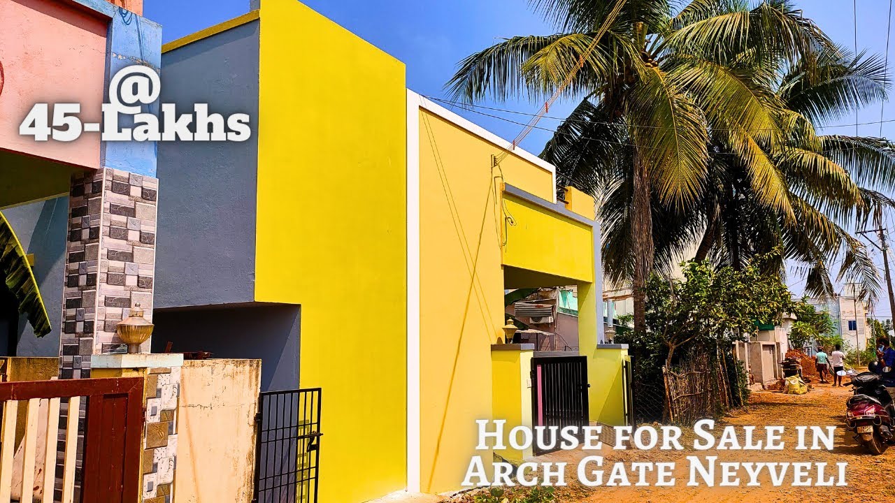 @45-Lakhs | Neyveli Arch gate அருகே 2BHK வீடு விற்பனை | Loan Facility | Ready to Move House | E-390