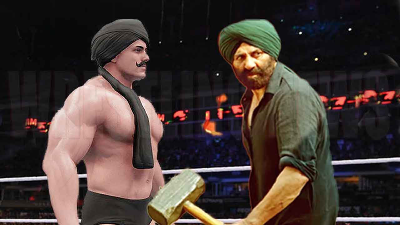 Dara Singh vs Sunny Deol Match