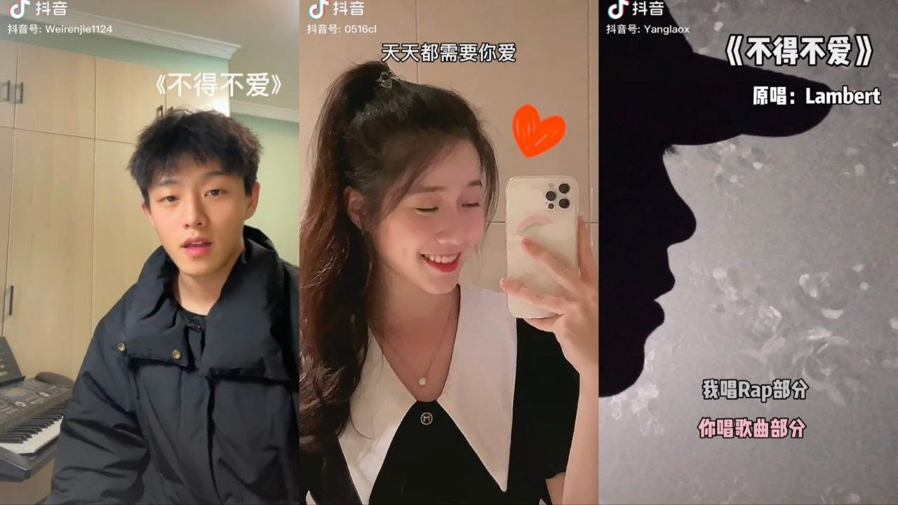 不得不爱 翻唱 | 抖音合集