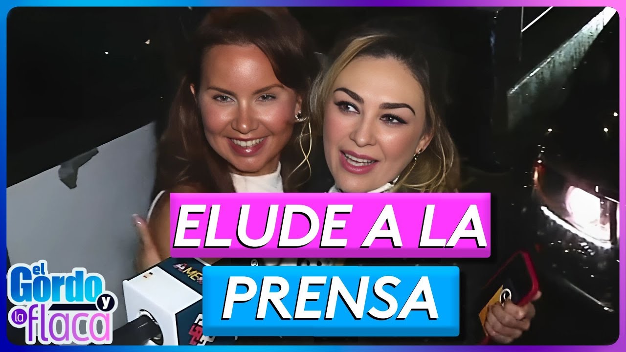 Aracely Arámbula evade las preguntas de la prensa sobre sus hijos | El Gordo y La Flaca