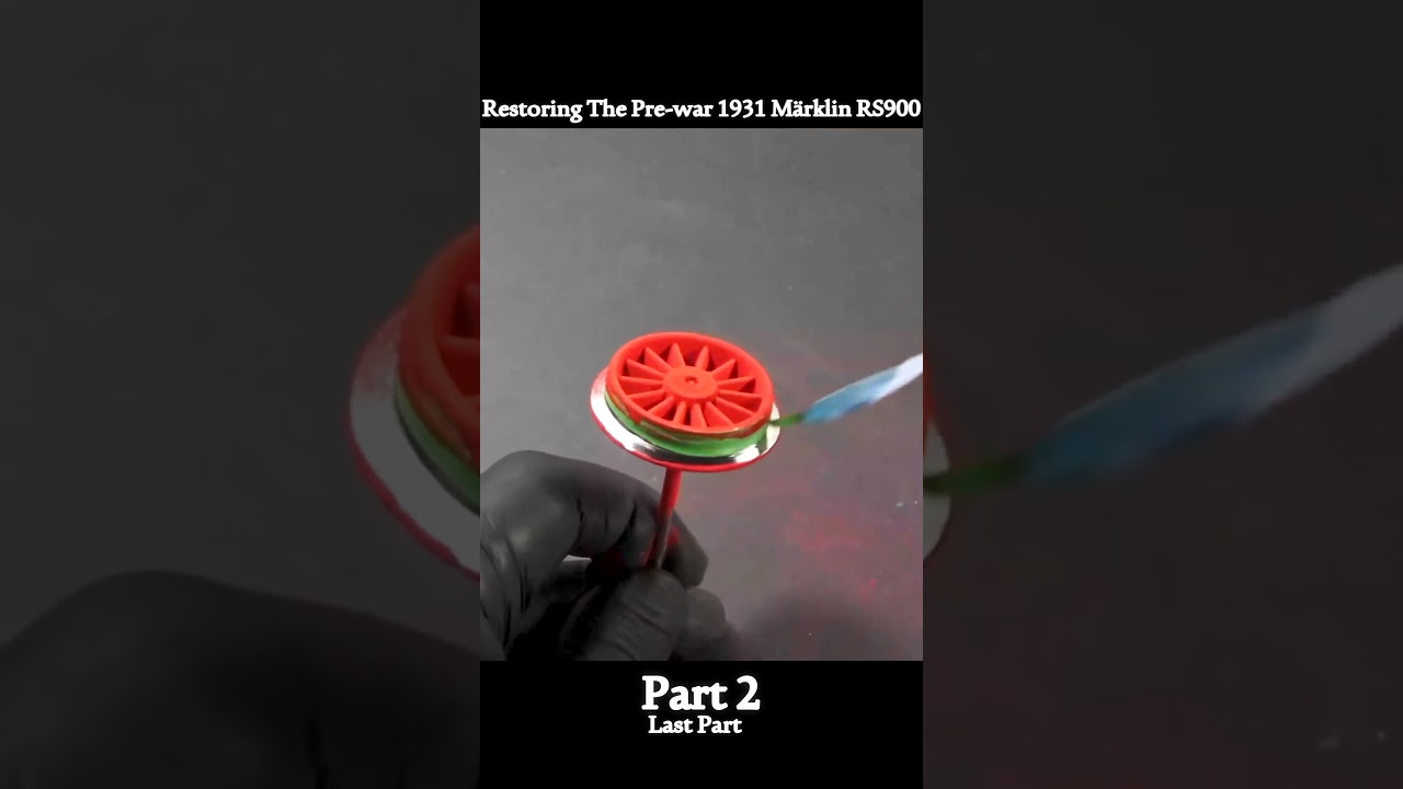 “From Rust to Glory: Reviving a Pre-War Märklin RS900 (1931)”