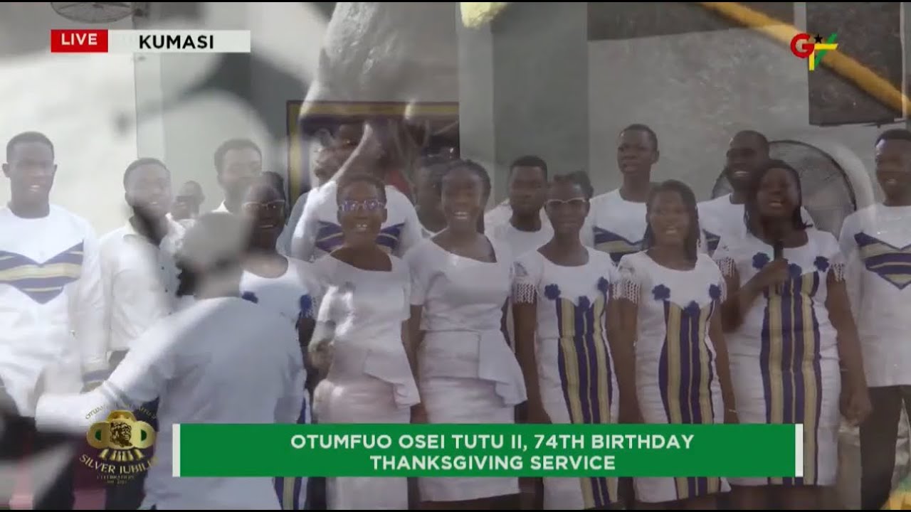 Asantehene Otumfuo Osei Tutu ll favorite song requested by Him to  performed by Tamale Youth Choir
