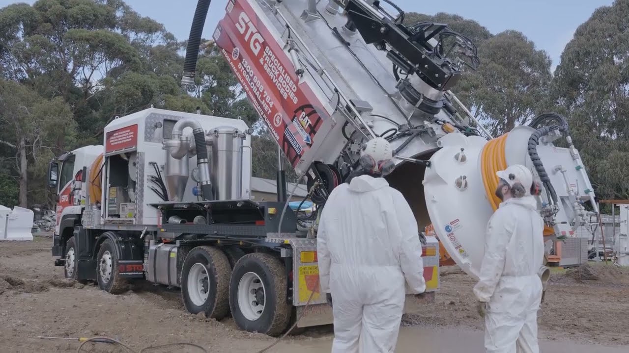Maximize Excavation Efficiency with STG's Vacuum Excavation Trucks!