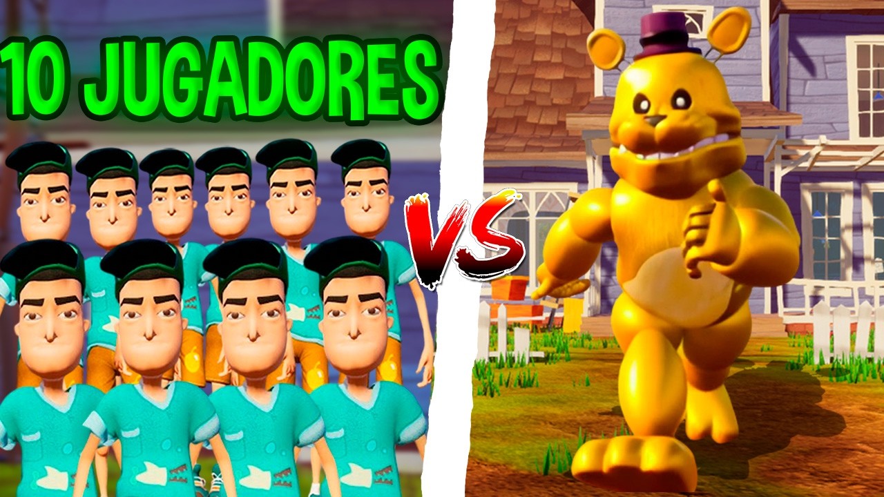 FREDBEAR + 10 IDIOTAS = PURO CAOS