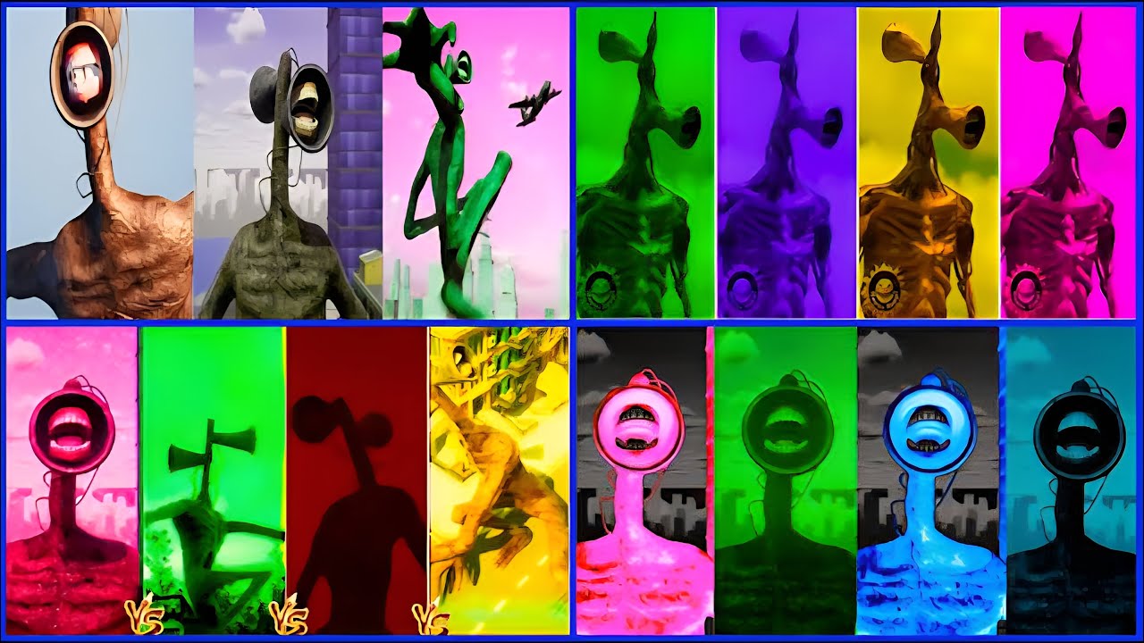 🔥 Siren Head vs House Head 🎵 MegaMix MegaBattle