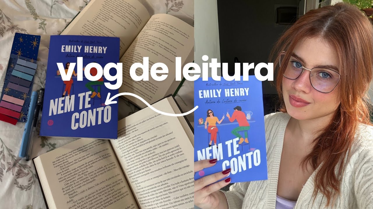 VLOG DE LEITURA DE ‘NEM TE CONTO’ 📚✨ primeira vez lendo Emily Henry