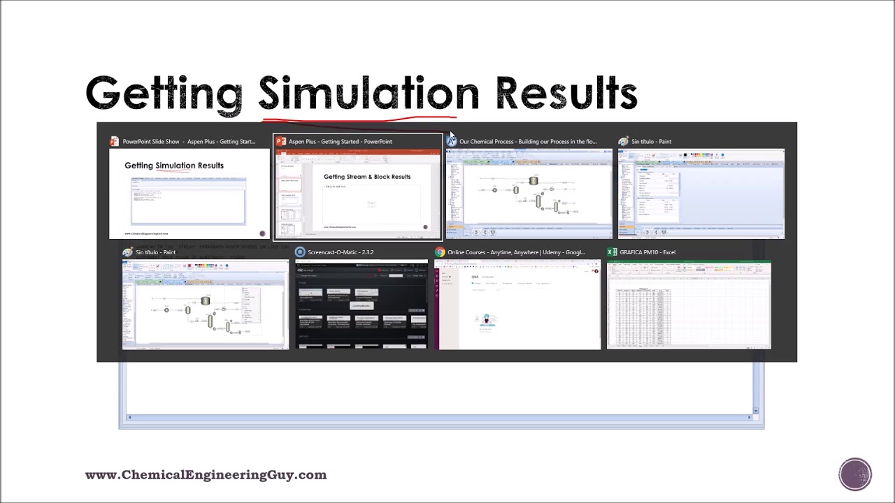 Getting Overal Simulation Results in Aspen Plus (Lec 029)