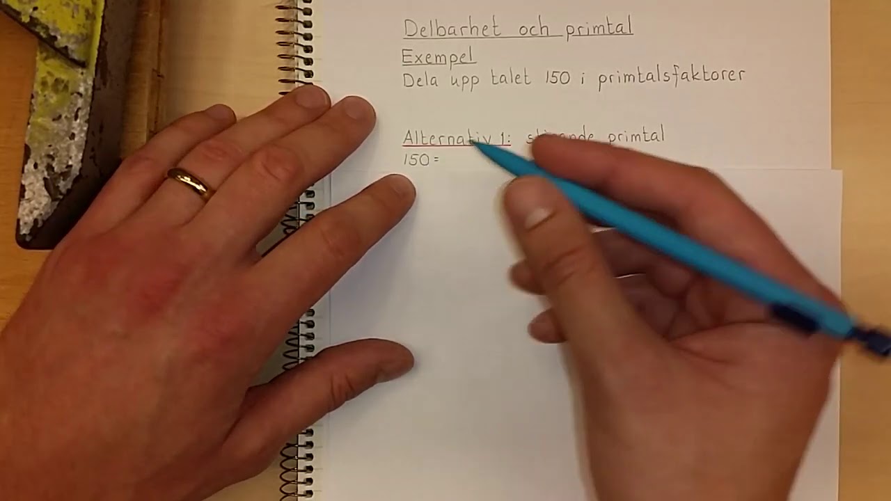 Ma5 Delbarhet och primtal