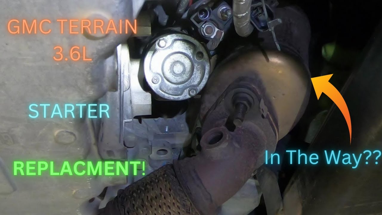 Замена стартера для Terrain 3.6L!